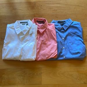 3 Eddie Bauer Button Up shirts